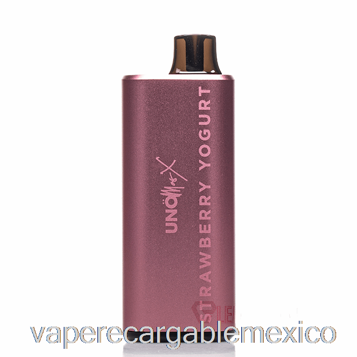 Vape Recargable Uno Mas X 10k Yogur De Fresa Desechable